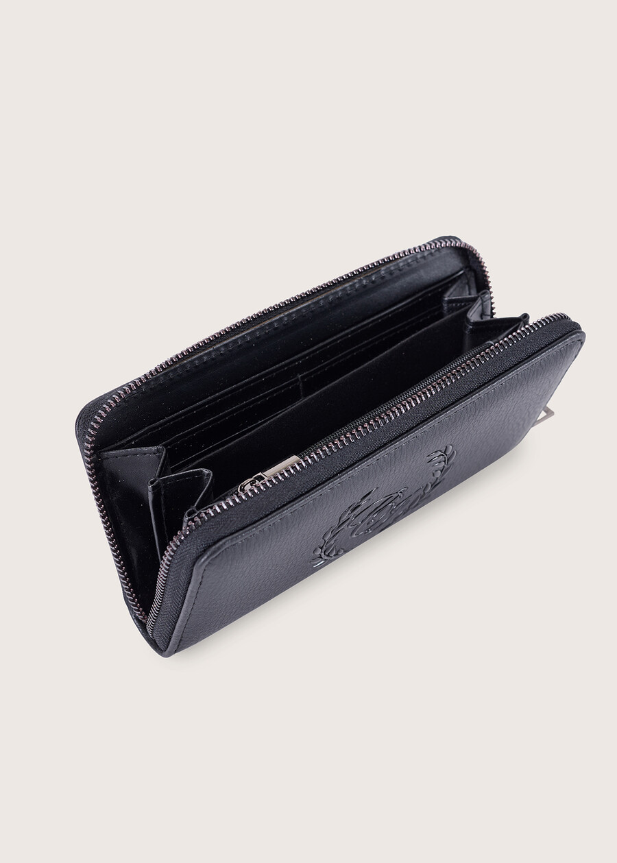 Pampin eco-leather wallet NERO BLACK Woman , image number 2