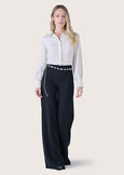 Paolo flared trousers NERO BLACK Woman image number 2