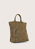 Bahiya nylon backpack VERDE CARCIOFONERO BLACKBEIGE Woman image number 1