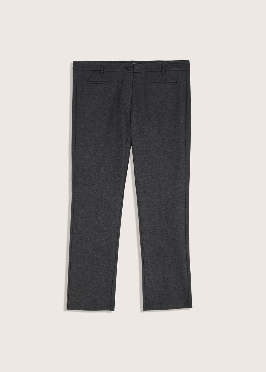 Pantalone Miranda in punto Milano GRIGIO CARBONEBLUE DARK BLUENERO Donna , immagine n. 4
