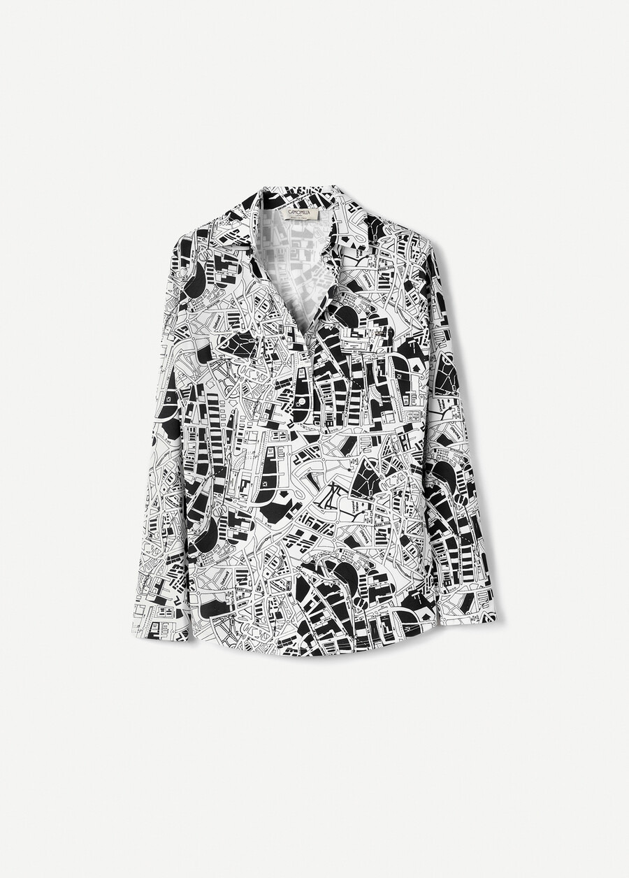 Selly jersey blouse BIANCO WHITE Woman , image number 4