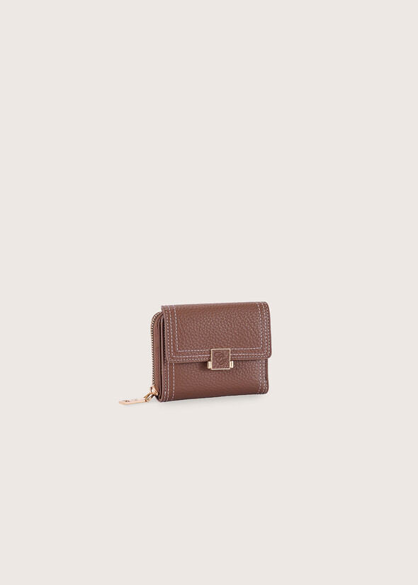 Phyllis eco-leather wallet MARRONE CACAO Woman null