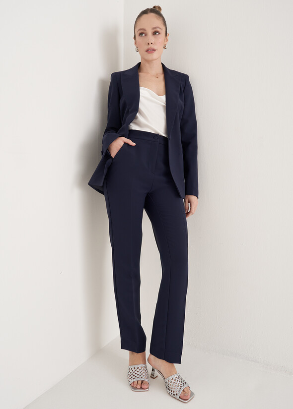 Pantalone Alice in cady BLU Donna null
