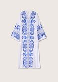 Aurea 100% cotton tunic dress BIANCO Woman image number 4