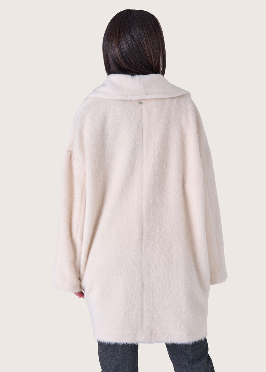 Cappotto Clark effetto pelo BEIGE LANA Donna , immagine n. 4