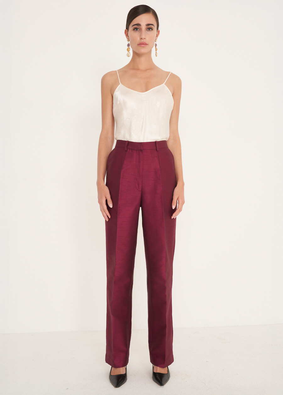 Paul straight-leg trousers

 VIOLA PURPLE Woman , image number 2