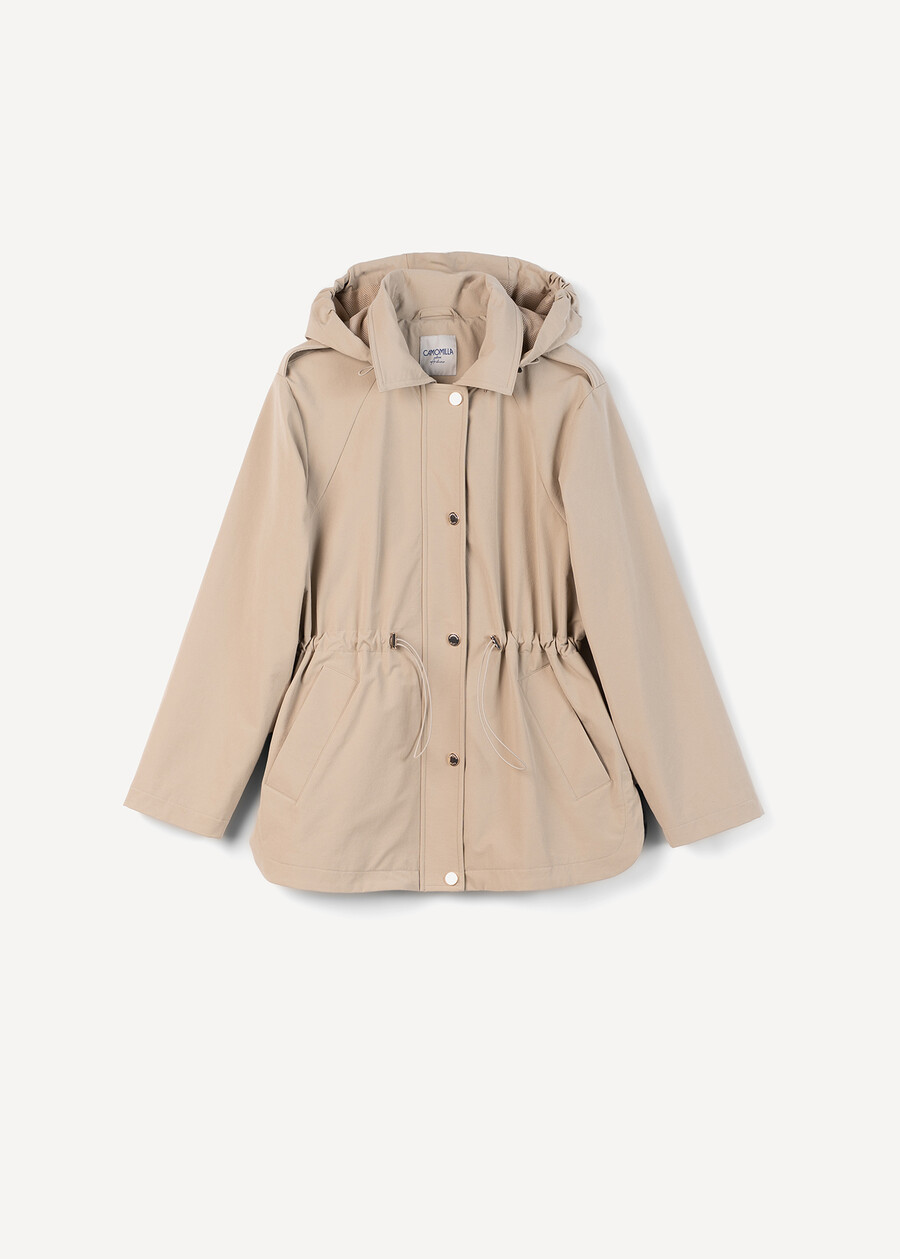 Gaston hooded trench jacket GRIGIO Woman , image number 6