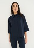 Camicia Cely corta in cotone VERDEBLU Donna immagine n. 1