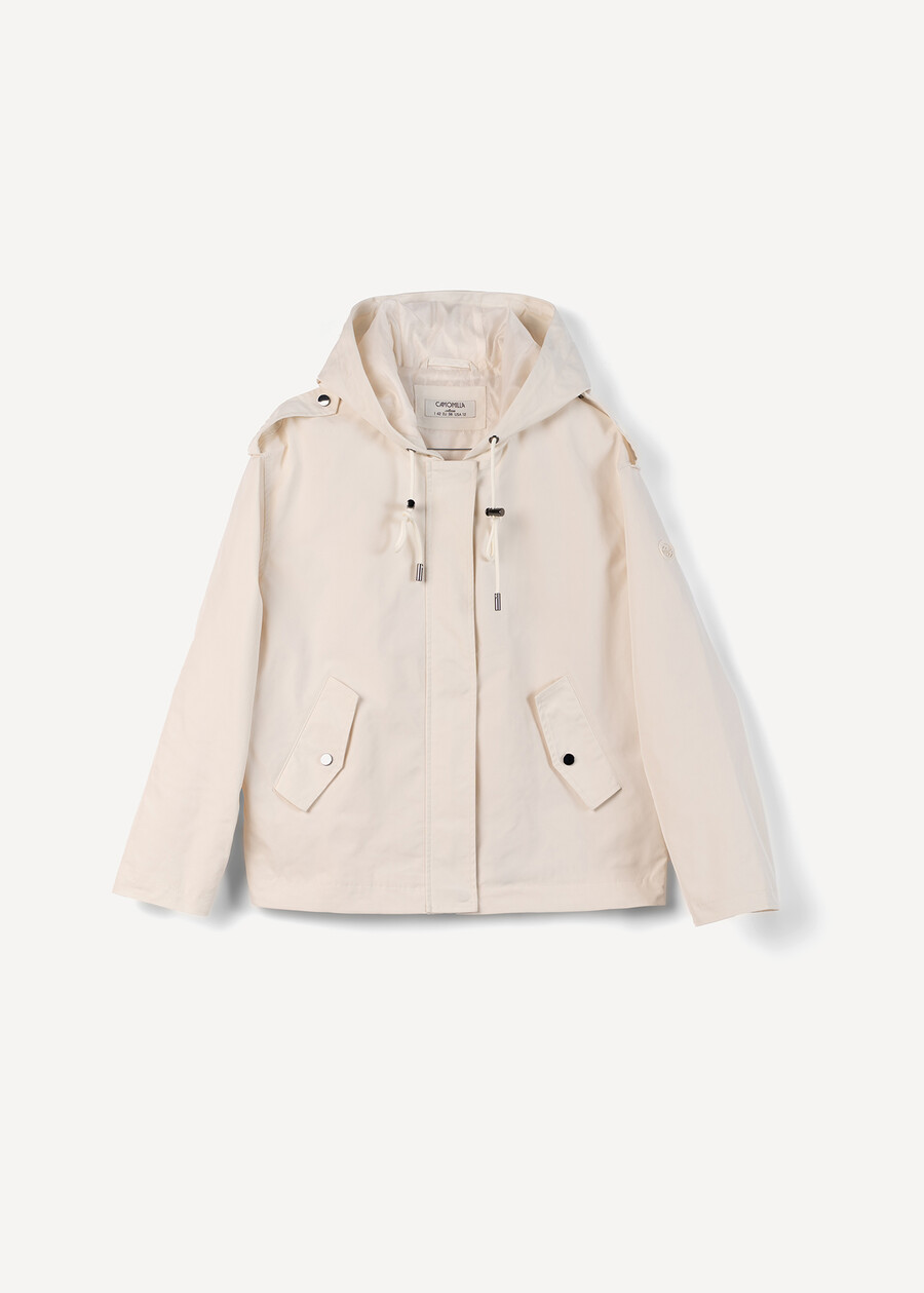 Goan technical short jacket BEIGE LATTEBLU Woman , image number 6