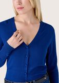 Cardigan Claire in maglia BLU LAGUNAVERDE AVOCADO Donna immagine n. 2