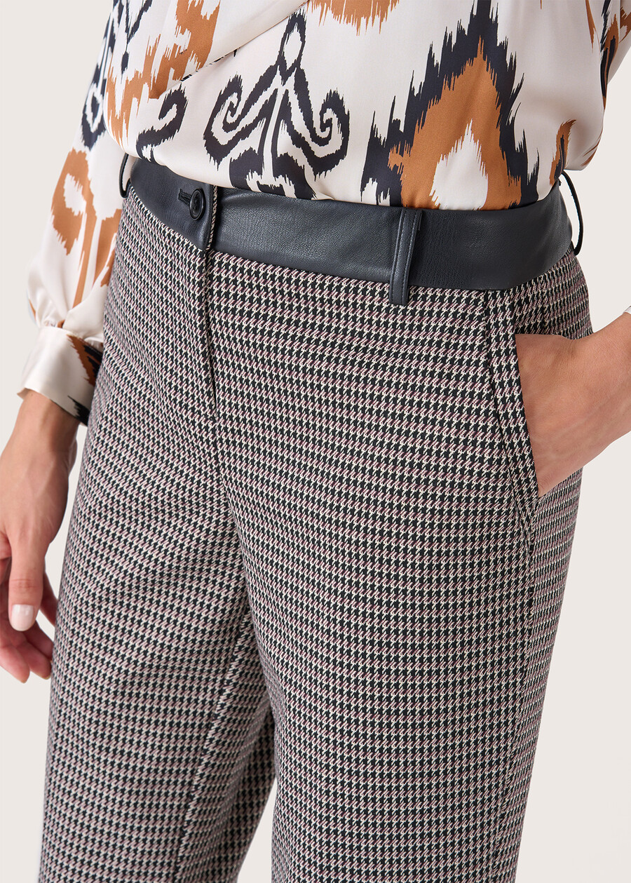 Clair houndstooth trousers, Woman  , image number 1