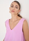 Top Tony con scollo a V VIOLA ORCHIDEA Donna immagine n. 2