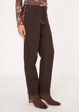 Jeans KateJ cinque tasche MARRONE CAFFE Donna immagine n. 2