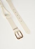 Cintura Cornelia in ecopelle e corda BEIGE LATTE Donna immagine n. 1