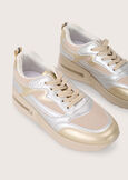 Sneakers Sibyl in ecopelle BIANCOSILVER Donna immagine n. 3