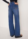 Dean denim cotton trousers DENIM MEDIUM DENIMBLUE OLTREMARE  Woman image number 3