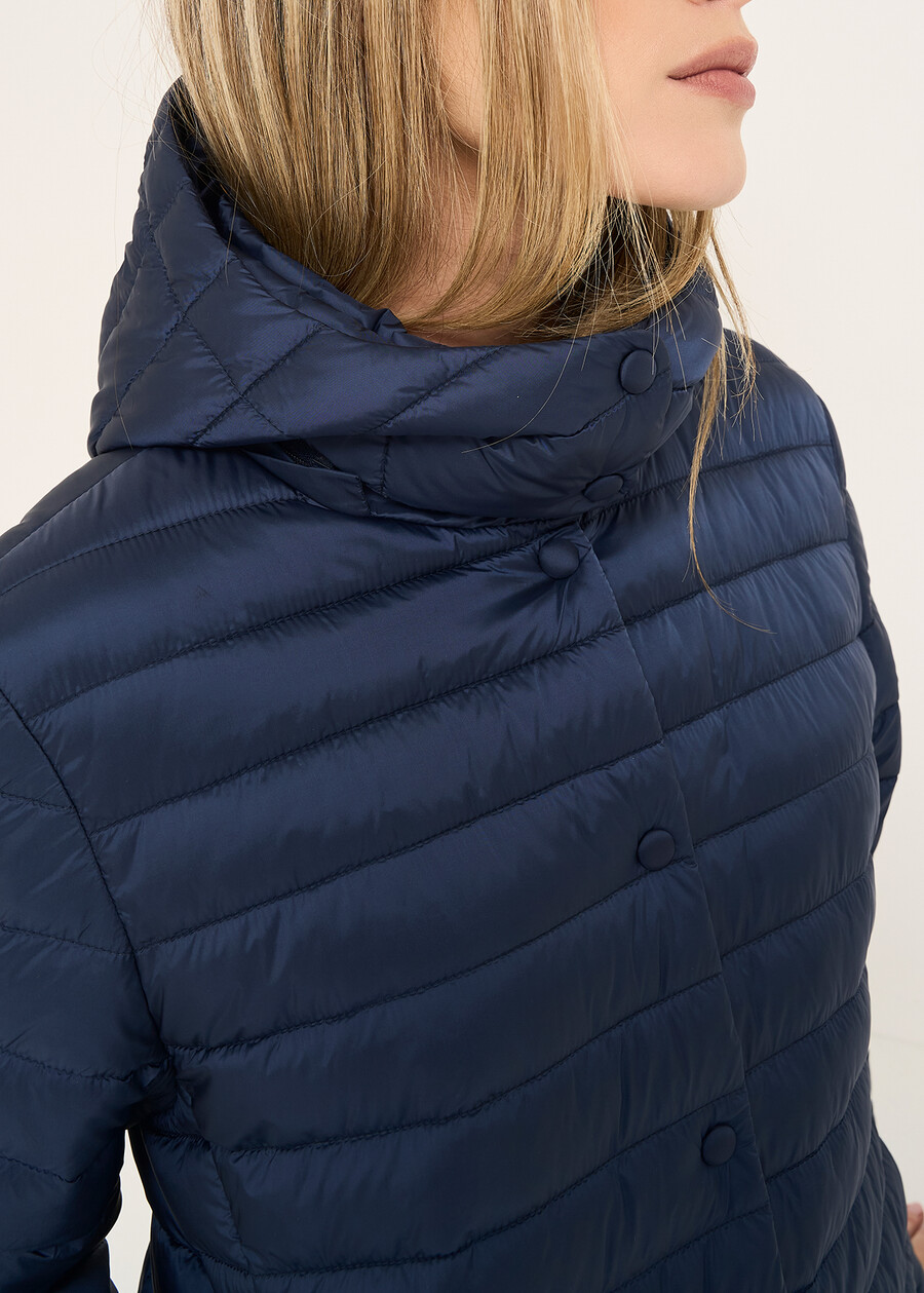 Patrik 100g lightweight down jacket with removable BIANCO WHITEROSABLU Woman , image number 3