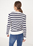 Cardigan Ceres in filo di viscosa BIANCO WHITE Donna immagine n. 3