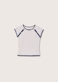 Suzette cotton t-shirt BIANCO Woman image number 4