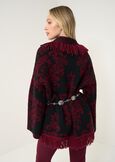 Cardigan Micaela jacquard con frange MARRONENERO Donna immagine n. 3
