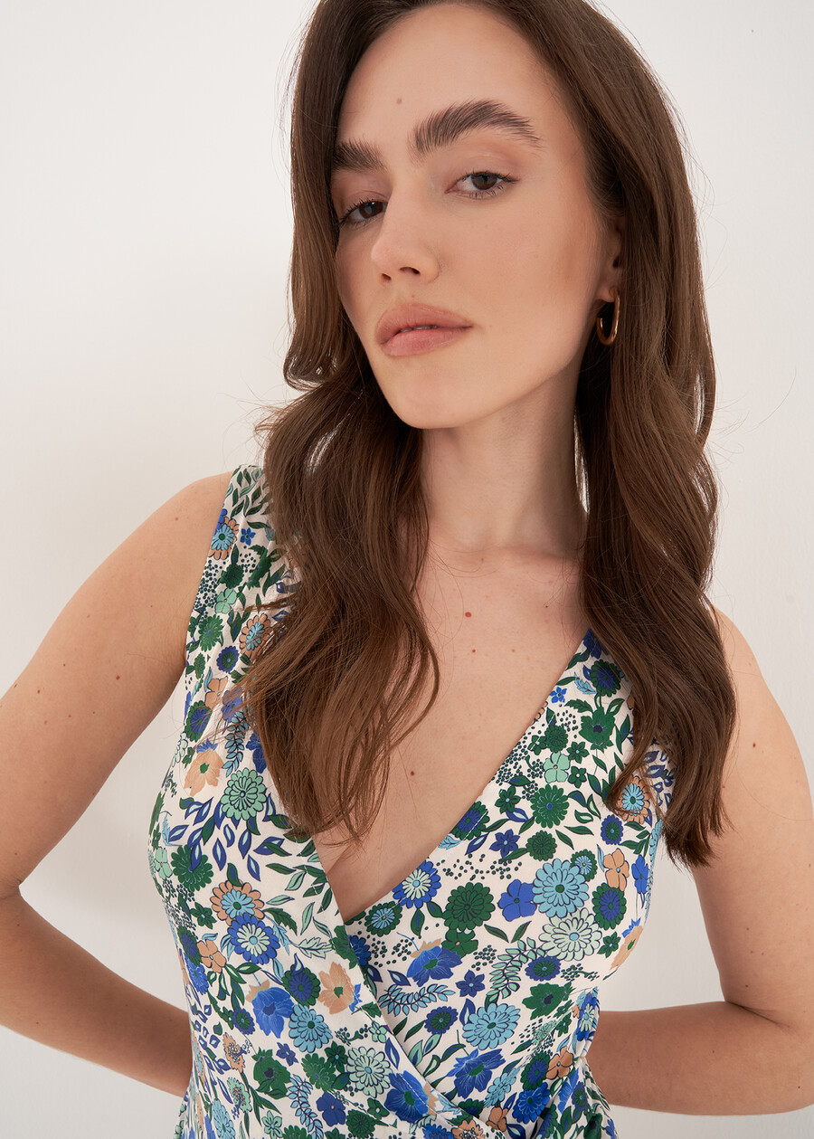 Alana Printed Dress VERDE Woman , image number 2