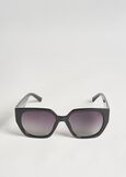 Eco-poly cat-eye sunglasses MARRONENERO BLACK Woman image number 3