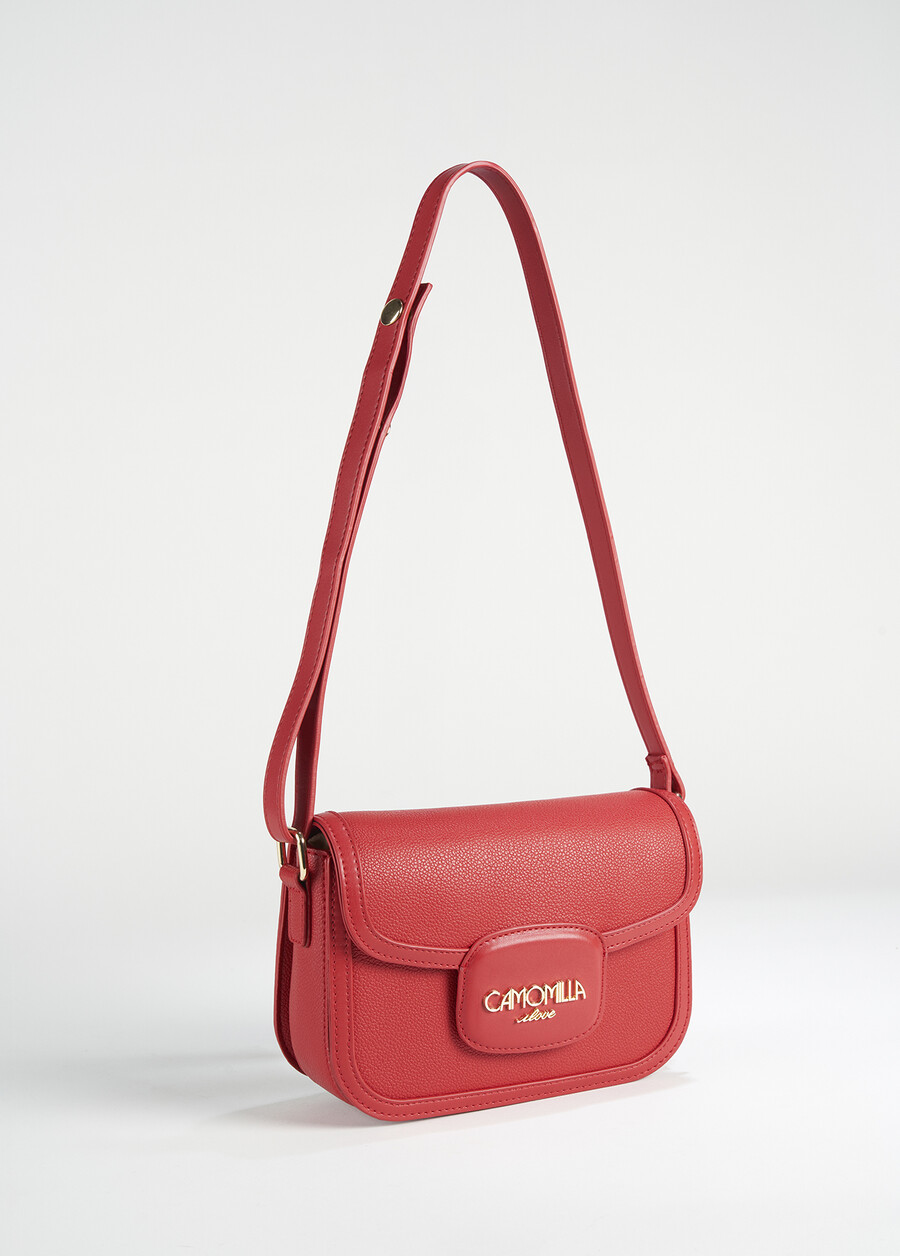 Tracolla Breona in ecopelle ROSSO Donna , immagine n. 2
