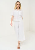 Clelia shirt with lace details BIANCO WHITE Woman image number 4
