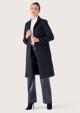 Clory cloth coat NERO BLACKBLU FIORDALISO Woman image number 1
