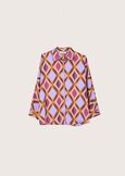 Costant satin shirt ROSSO SYRAH Woman image number 4