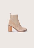 Sissi genuine suede ankle boot MARRONE TABACCO Woman image number 3