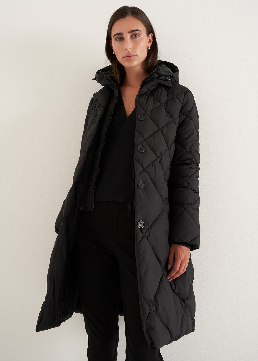 Piumino Pat con finto gilet NERO BLACKVERDE ALGA Donna , immagine n. 5