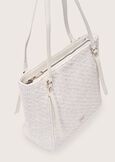 Bely fabric shopping bag BIANCO WHITEROSSO TULIPANO Woman image number 3