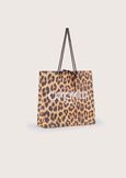MEDIUM LEOPARD PRINT SHOPPER MULTICOLORE MULTICOLOR Woman image number 1