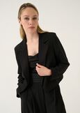 Giacca Cayl corta e finta camicia NERO Donna immagine n. 2