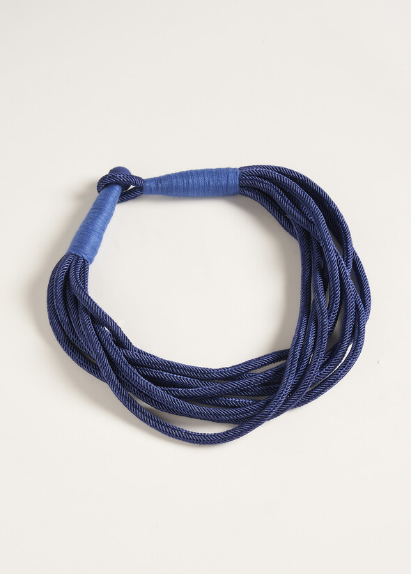 Goma multi-strand necklace BLU Woman null