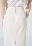Gonna Gladys a tubino bi-stretch NERO BLACKBEIGE GESSOBLU Donna immagine n. 6