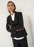 Blazer Gennyfer gessato monopetto NERO BLACK Donna immagine n. 2