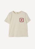 T-shirt Sveva In 100% Cotone Ricamato GIALLOBIANCO BURRO Donna immagine n. 4