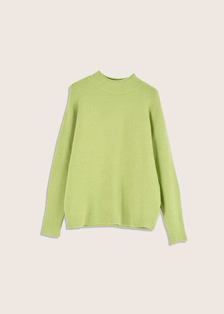 Maglia Molly con scollo a barca VERDE PEABEIGE TAUPE Donna , immagine n. 1