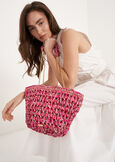 Borsa shopping intrecciata Bosa VIOLA MAGENTAVERDE GARDEN Donna immagine n. 1