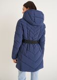 Piky padded jacket with belt BLU MIDNIGHTOYSBL Woman image number 6