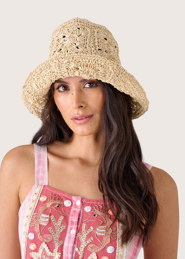 CRINA 100% STRAW FISHERMAN'S HAT  Woman null