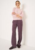 Corduroy Velvet  Suit GRIGIO CENEREVIOLA PURPLE Woman image number 5