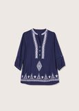 Camicia Candy in rayon di viscosa BLU Donna immagine n. 4