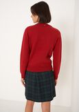 Marisol sweater with jewel detail ROSSOBEIGE LATTE Woman image number 3