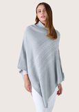 Milla poncho with strass GRIGIO CLOUDROSA CIPRIA Woman image number 1