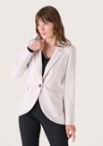 Giulietta blazer in triple crepe BEIGE LANA Woman image number 1