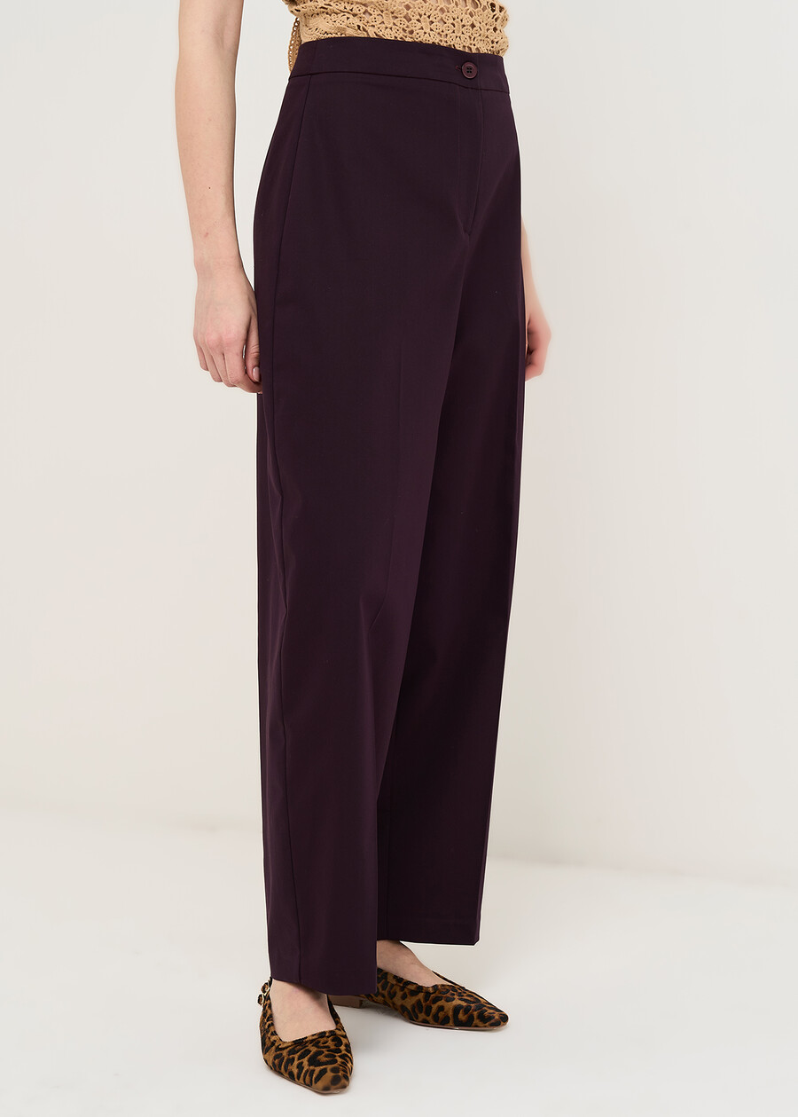 Pantaloni Payper baggy cotone VIOLA Donna , immagine n. 4