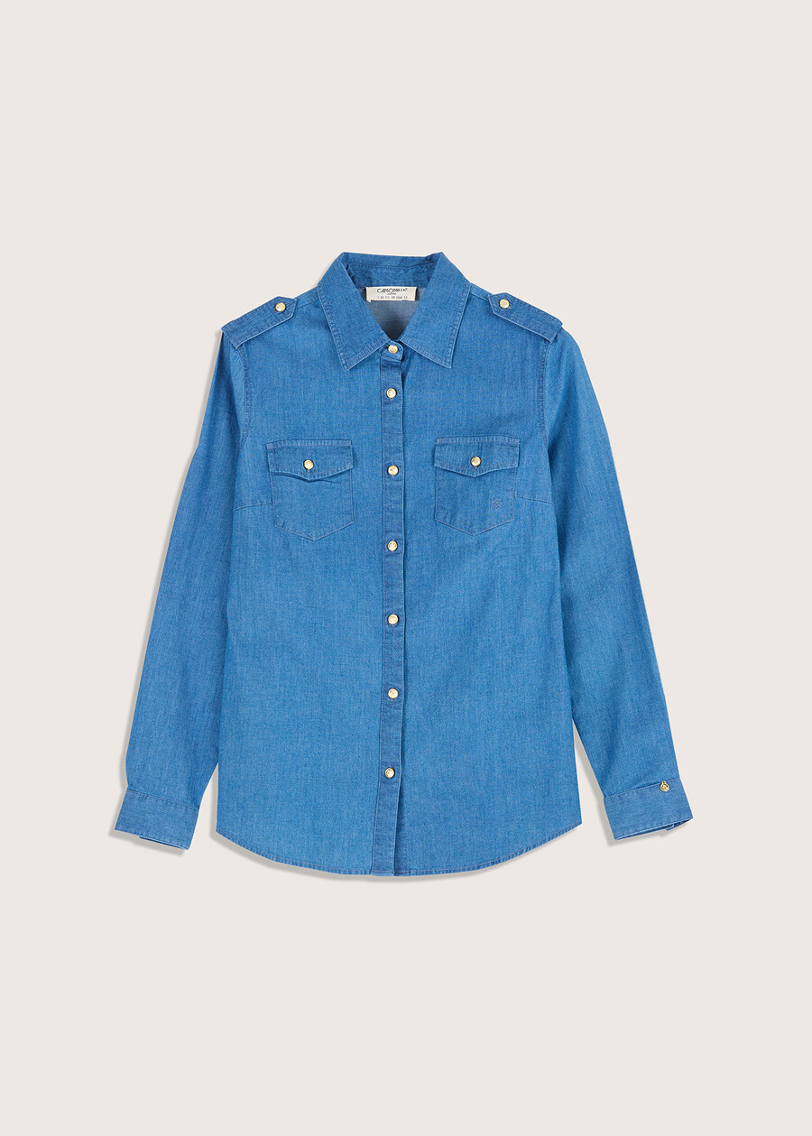 Carly medium denim shirt DENI DENIM Woman , image number 4